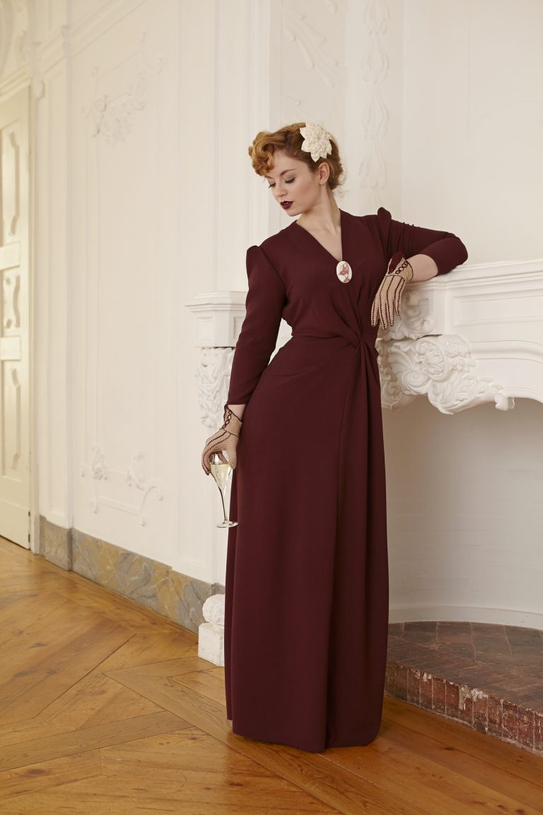 Elegantes Kleid 30er Stil Ebenbildsarah11733