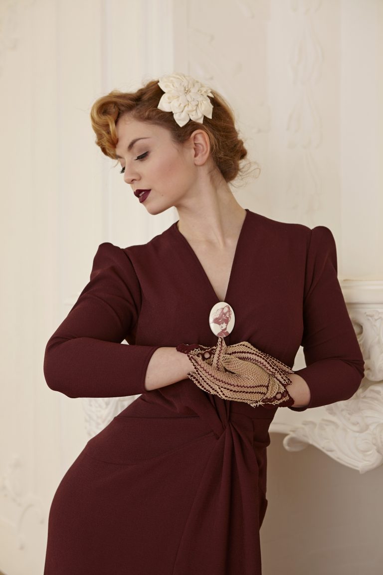 Elegantes Kleid 30er Stil Ebenbildsarah11733